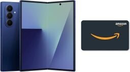 Samsung Galaxy Z Fold 7 with Amazon gift card