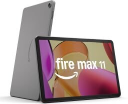amazon fire max 11 tablet against a white background