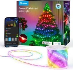 Govee Smart Color-Changing Christmas Lights, 66 feet