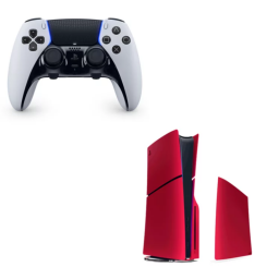 PS5 accessories on white background
