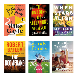 A collection of six book covers