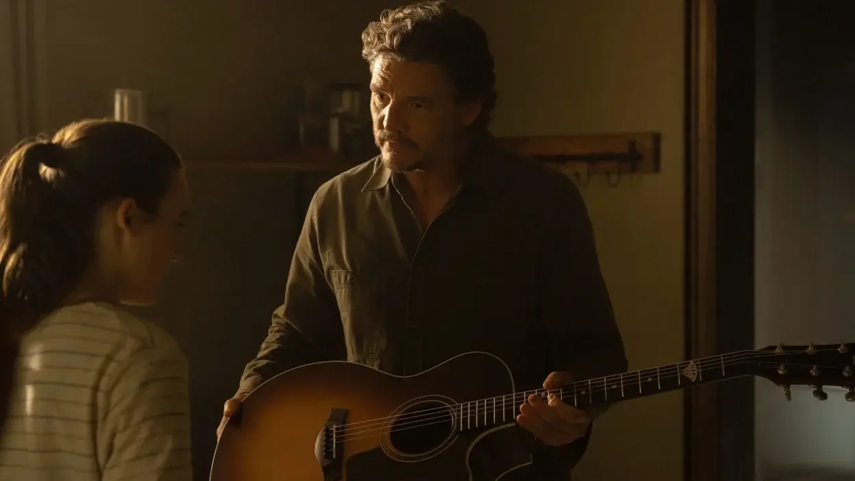 Bella Ramsey and Pedro Pascal play Ellie and Joel in "The Last of Us."