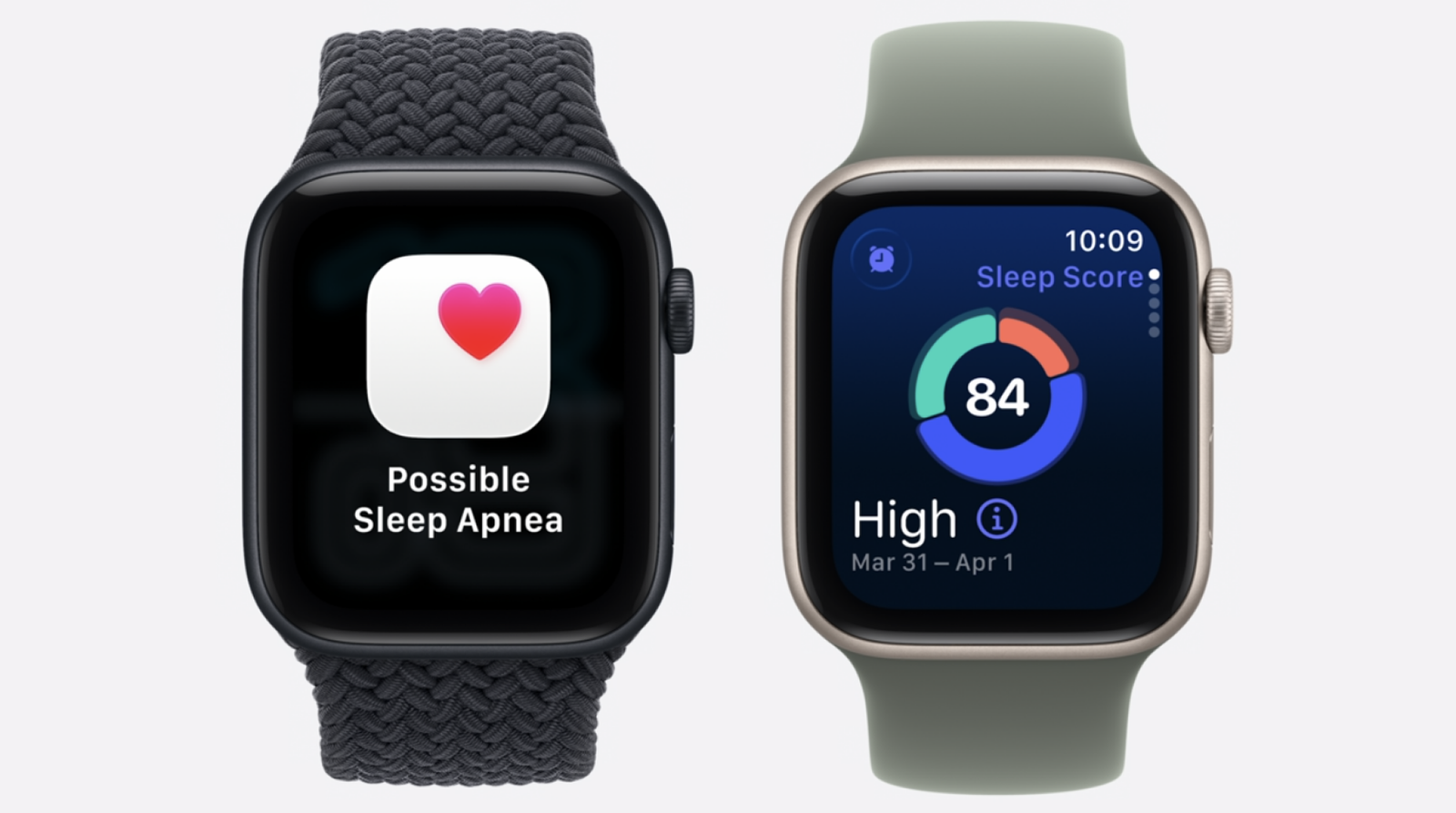 Apple Watch SE 3 sleep score and sleep apnea notifications