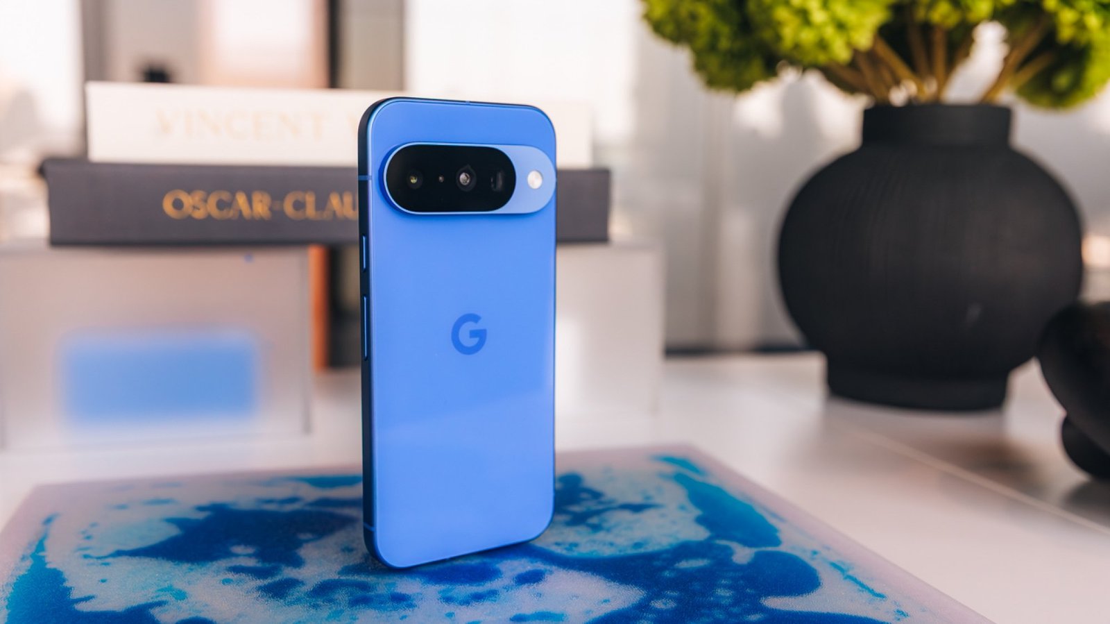 Google Pixel 10 in indigo