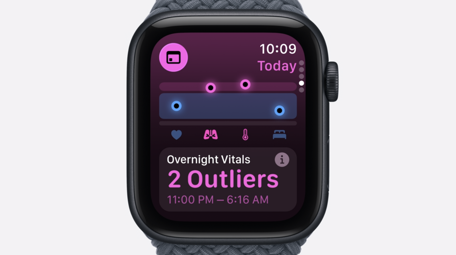 Apple Watch SE 3 overnight vitals