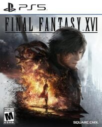 cover art for "Final Fantasy XVI" on PS5