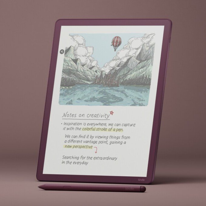 Kindle Colorsoft display